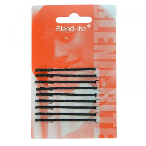 Sibel - Blend Rite Haarschuifjes - Zwart - 5,0 cm - 9 Stuks
