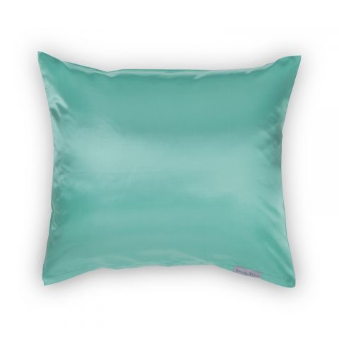 krom Uitverkoop In werkelijkheid Beauty Pillow - Satijnen Kussensloop - Petrol - 60x70 cm | haarshop.nl