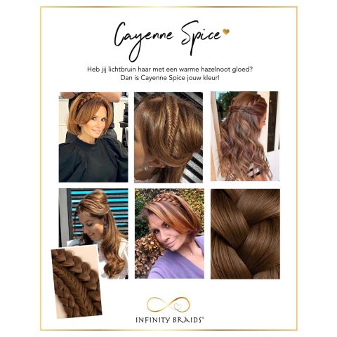 Infinity Braids - Lizzy Cayenne Spice