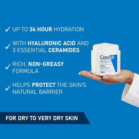 CeraVe Hydraterende Crème - voor Droge tot Zeer Droge Huid - 340g