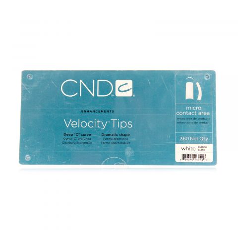 CND - Brisa Sculpting Gel - Velocity Clear Tips - 360 Stuks