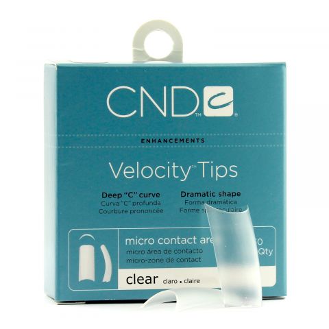 CND - Brisa Sculpting Gel - Velocity Clear Tips - Nr. 1