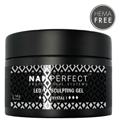 Nail Perfect - LED/UV Sculpting Gel - Crystal 1 - 14 gr