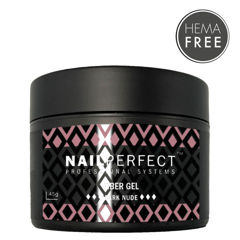 Nail Perfect - Fiber Gel - Dark Nude - 45gr