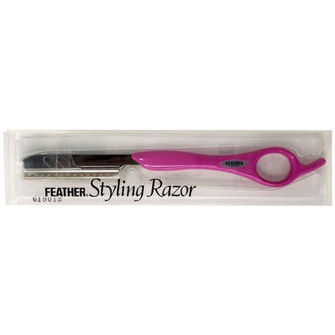 Feather - Styling Razor - Titanium Roze