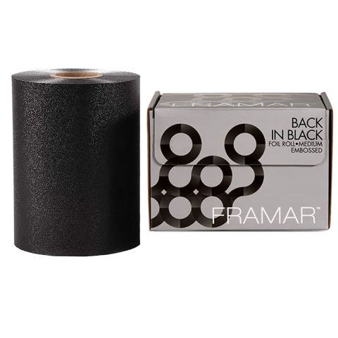 Framar - Back In Black Haarverf Folie Embossed Medium - 98 m