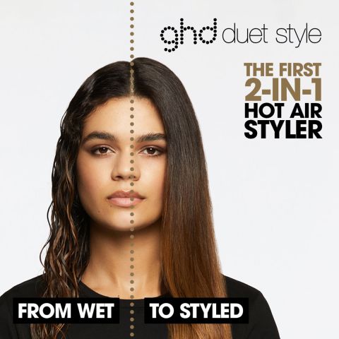 ghd - Duet Style 2-in-1 Hete lucht stijltang - Zwart