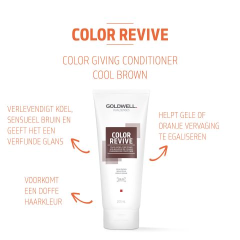 Goldwell- DS - Color Revive - Conditioner - Cool Brown - 200 ml