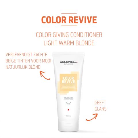 Goldwell- DS - Color Revive - Conditioner - Light Warm Blonde - 200 ml