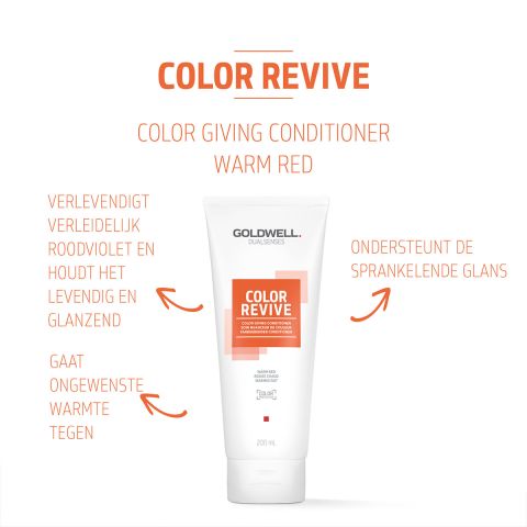 Goldwell - DS - Color Revive - Conditioner - Warm Red - 200 ml