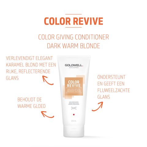 Goldwell - DS - Color Revive - Conditioner - Dark Warm Blonde - 200 ml