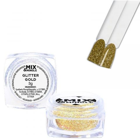 ibp - Mix & Mingle Glitter - Gold - 3 gr