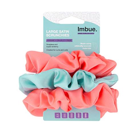 Imbue - Large Satin Scrunchies - 3pcs