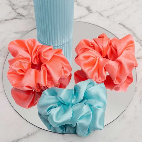 Imbue - Large Satin Scrunchies - 3pcs