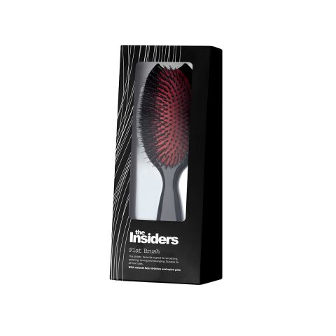The Insiders Natural Flat Healthy Hair Brush morgen in huis