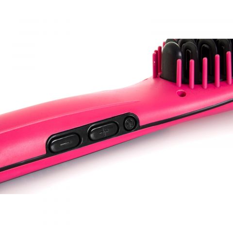 ISO Professional - Heated Ionic Brush - Roze Stijlborstel