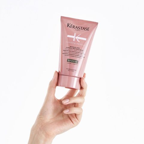 Kérastase - Chroma Absolu Masque Vert Neutralisant Haarmasker voor Donker Haar - 150 ml