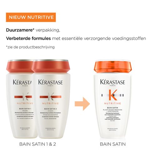 Kérastase - Nutritive Bain Satin Voedende Shampoo voor Droog Haar - 250 ml