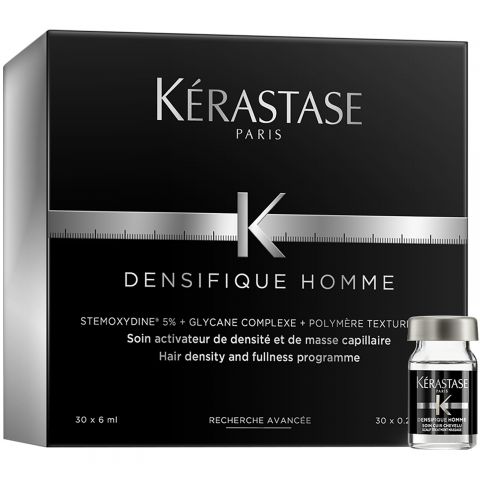 Kérastase - Densifique Cure Homme Haarkuur voor Dunner Wordend Haar - 30x6 ml