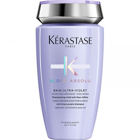 Kérastase - Blond Absolu Bain Ultra-Violet Paarse Shampoo Anti-Gelige Tint - Gebleekt, Gemêleerd of Grijs Blond Haar