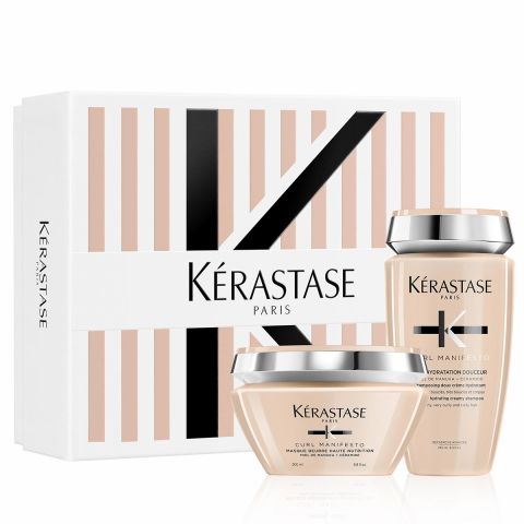 Kérastase - Curl Manifesto Cadeauset Duo Limited Edition Shampoo 250 ml & Masker 200 ml voor Elk Type Krullend Haar 