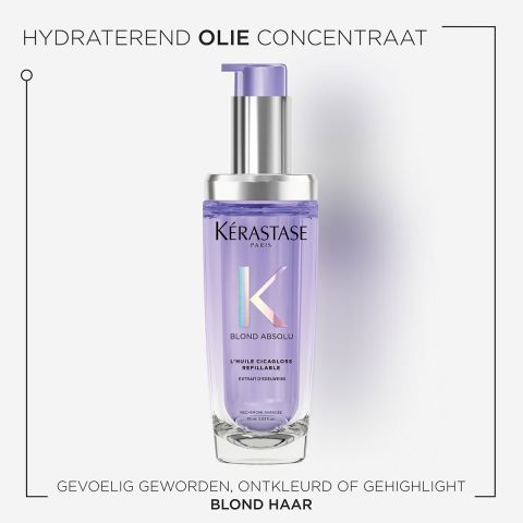 Kérastase - Blond Absolu L'Huile Cicagloss Navulbaar Haarolie 75 ml + 30 ml - Voordeelset