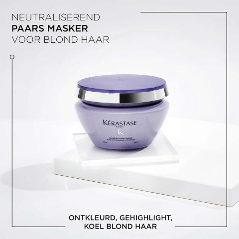 Kérastase - Blond Absolu Masque Ultra-Violet - Zilver Haarmasker voor Blond Haar