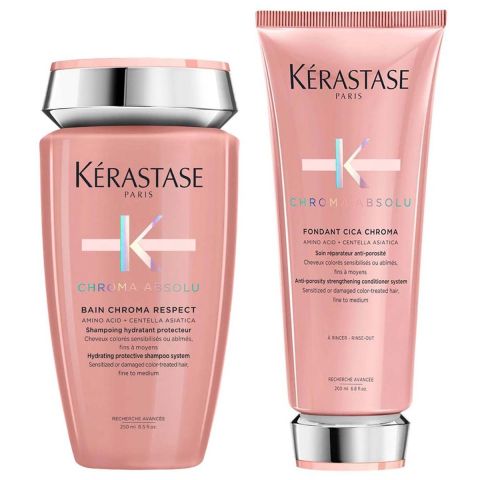 Kérastase - Chroma Absolu Shampoo + Conditioner - Voordeelset voor Gekleurd Haar