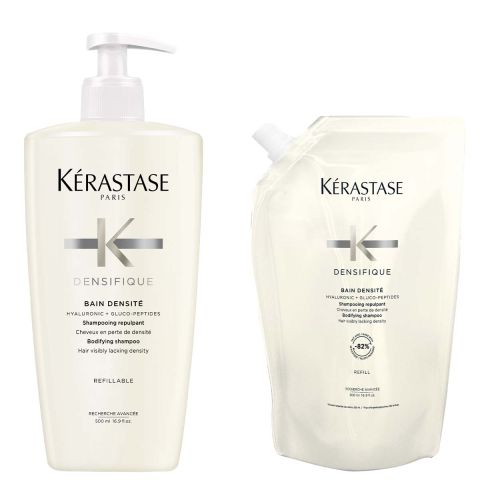 Kérastase - Densifique Bain Densité Shampoo 500 ml + Refill Shampoo 500 ml - Voordeelset voor Voller Haar