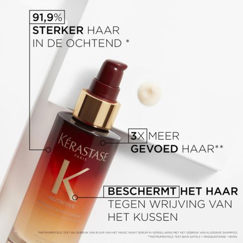 Kérastase - 8H Magic Night Serum & Elixir Ultime Oil 30 ml Iconic Duo Voordeelset - Dag & Nacht Verzorging voor Droog Haar 
