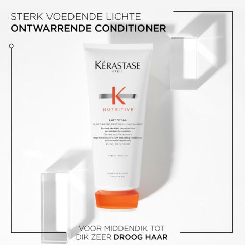 Kérastase - Nutritive Shampoo + Conditioner + Leave-in - Voordeelset voor Droog & Fijn tot Medium Haar