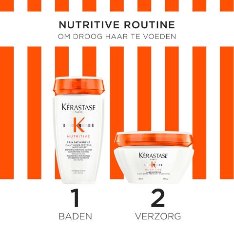 Kérastase - Nutritive Cadeauset Duo Limited Edition Shampoo 250 ml & Masker 200 ml - voor Zeer Droog en Dik Haar