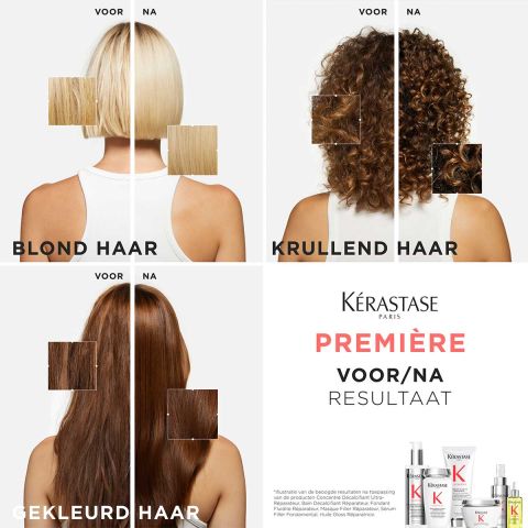 Kérastase - Première Bain Décalcifiant Shampoo 500 ml + Refill Shampoo 500 ml - Voordeelset voor Beschadigd Haar