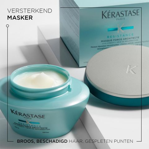 Kérastase - Résistance Masque Force Architecte Versterkend & Herstellend Haarmasker - Beschadigd, Breekbaar & Gespleten Haar