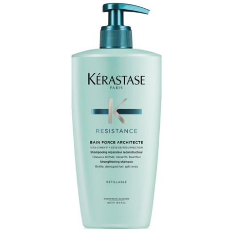 Kérastase - Résistance Bain Force Architecte Herstellende Shampoo voor Beschadigd Haar - 500 ml