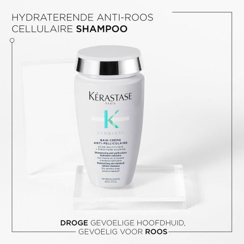 Kérastase - Symbiose Bain Crème Anti-Pelliculaire Anti-Roos Shampoo Droge Hoofdhuid - 250 ml