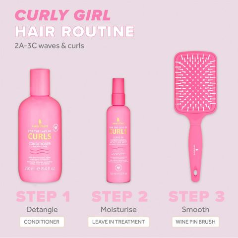 Lee Stafford - For The Love Of Curls - Curl Wide Pin Paddle Brush