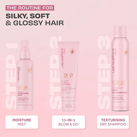Lee Stafford - Coco Loco - Dry Shampoo - Droogshampoo voor Alle Haartypes - 200 ml