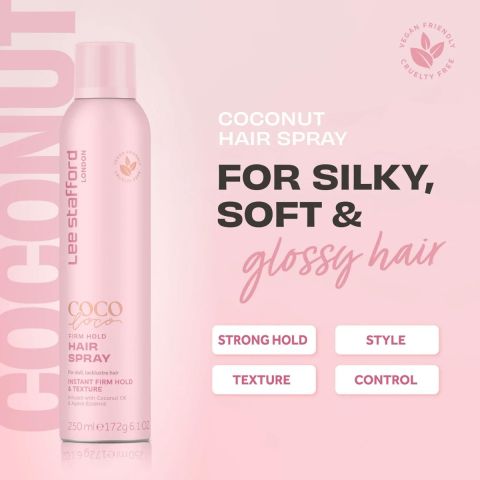 Lee Stafford - Coco Loco - Firm Hold Hair Spray - Haarlak - 250 ml