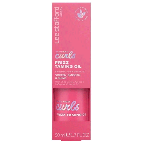 Lee Stafford - For The Love Of Curls - Frizz Taming Oil - Vegan Haarolie tegen Pluis -  50 ml
