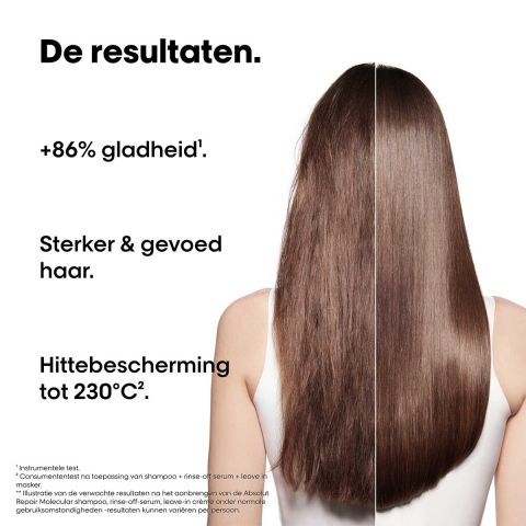 L’Oréal Professionnel - Absolut Repair Molecular Hair Repair Discovery Trio Set voor zeer beschadigd haar - 100 ml, 75 ml & 50 ml