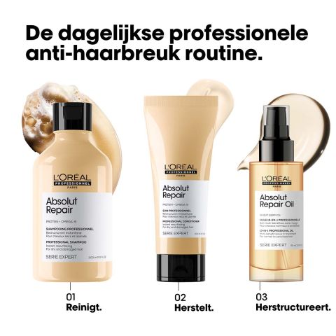 L'Oréal Professionnel - Serie Expert Absolut Repair Gold Oil Haarolie voor Beschadigd Haar - 90 ml