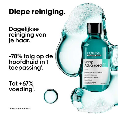 L'Oréal Professionnel - Scalp Advanced Anti Oiliness - Shampoo vette hoofdhuid