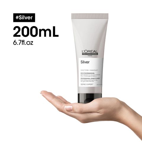 L'Oréal Professionnel - Serie Expert - Silver Conditioner voor Wit en Grijs Haar - 200 ml