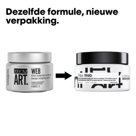 L'Oréal Professionnel - Tecni.ART Flex Web Stylingpaste Texturiserende en Flexibele Formule - 150 ml