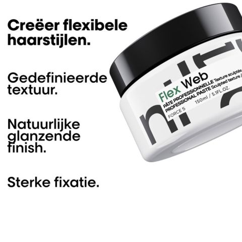 L'Oréal Professionnel - Tecni.ART Flex Web Stylingpaste Texturiserende en Flexibele Formule - 150 ml