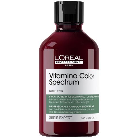L’Oréal Professionnel - Vitamino Color Spectrum Groene Shampoo Neutraliseert Rode Ondertonen - 300 ml