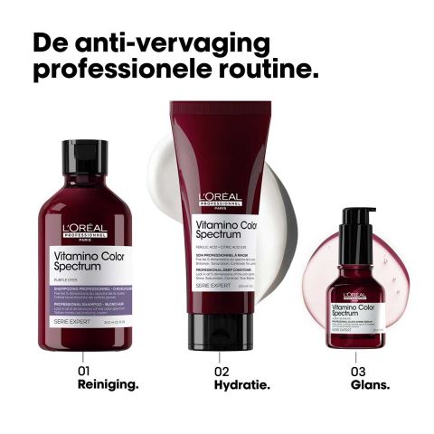 L’Oréal Professionnel - Vitamino Color Spectrum Paarse Shampoo Neutraliseert Gele Ondertonen - 300 ml