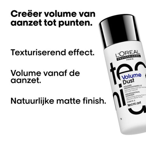 L'Oréal Professionnel - Tecni.ART Volume Dust Haarpoeder voor Extra Volume en Textuur - 7 gr