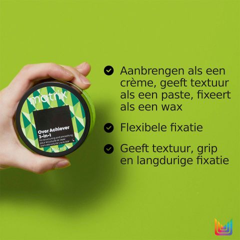 Matrix - Styling -  Overachiever 3-in-1 - voor structuur en gladheid - 50 ml